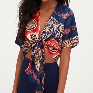 Prettylittlething cropped top